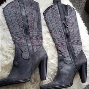 Donald Pliner Western Couture Beaded Boots